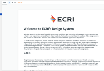design system storybook